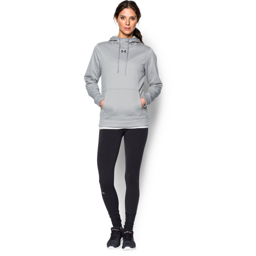 Under Armour Women's True Gray Heather Storm Armour Fleece Hoodie