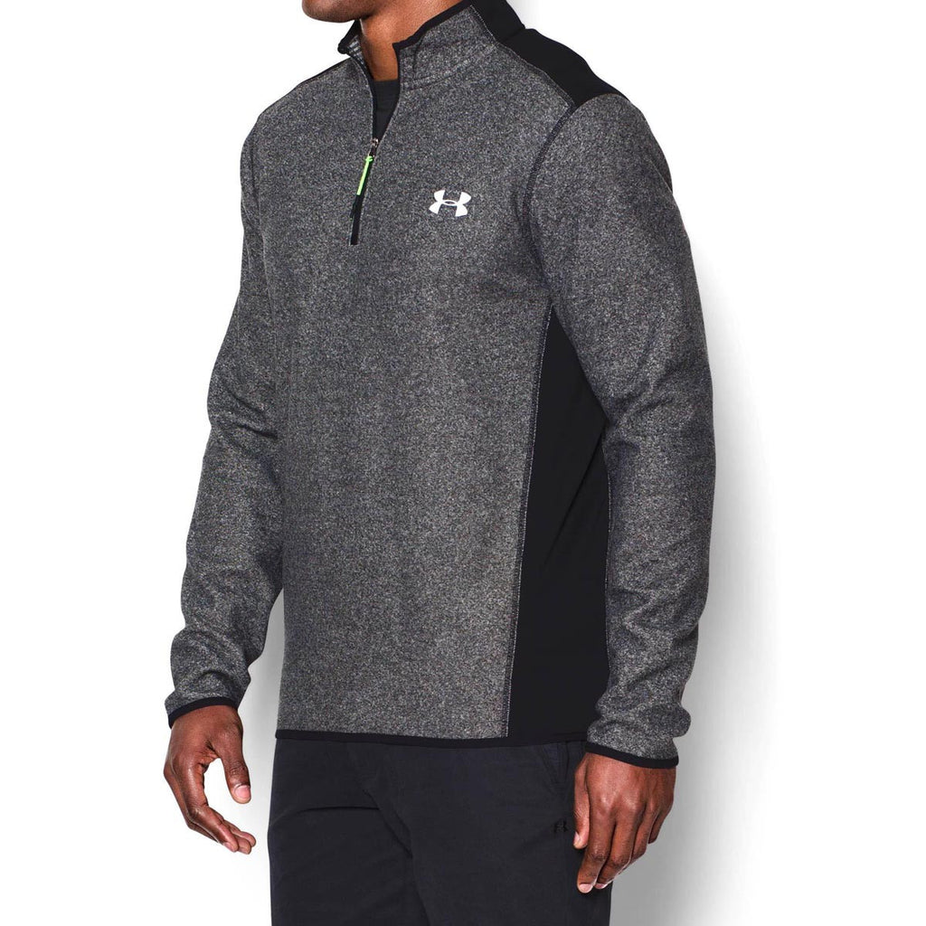Under Armour Men's Black ColdGear Infrared Performance Fleece Quarter Zip