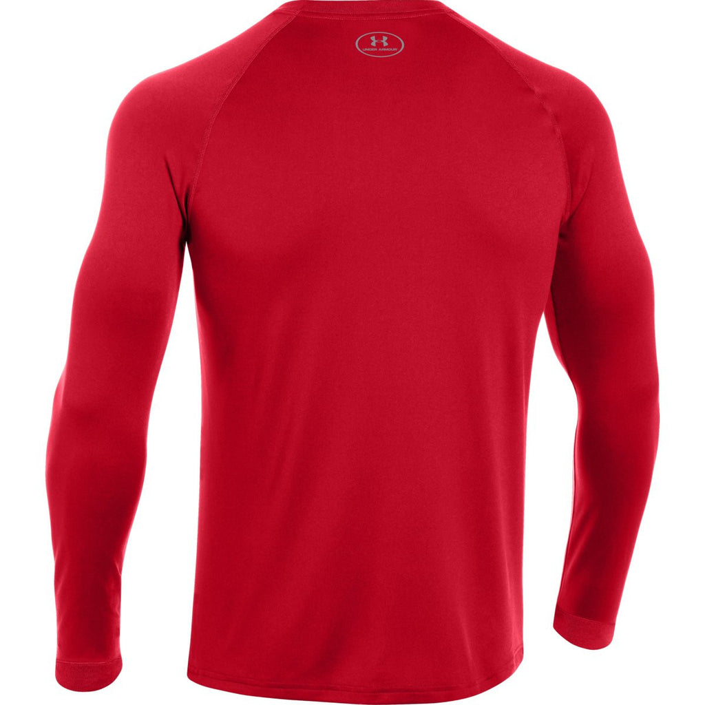 Under Armour Men's Red L/S Locker Tee