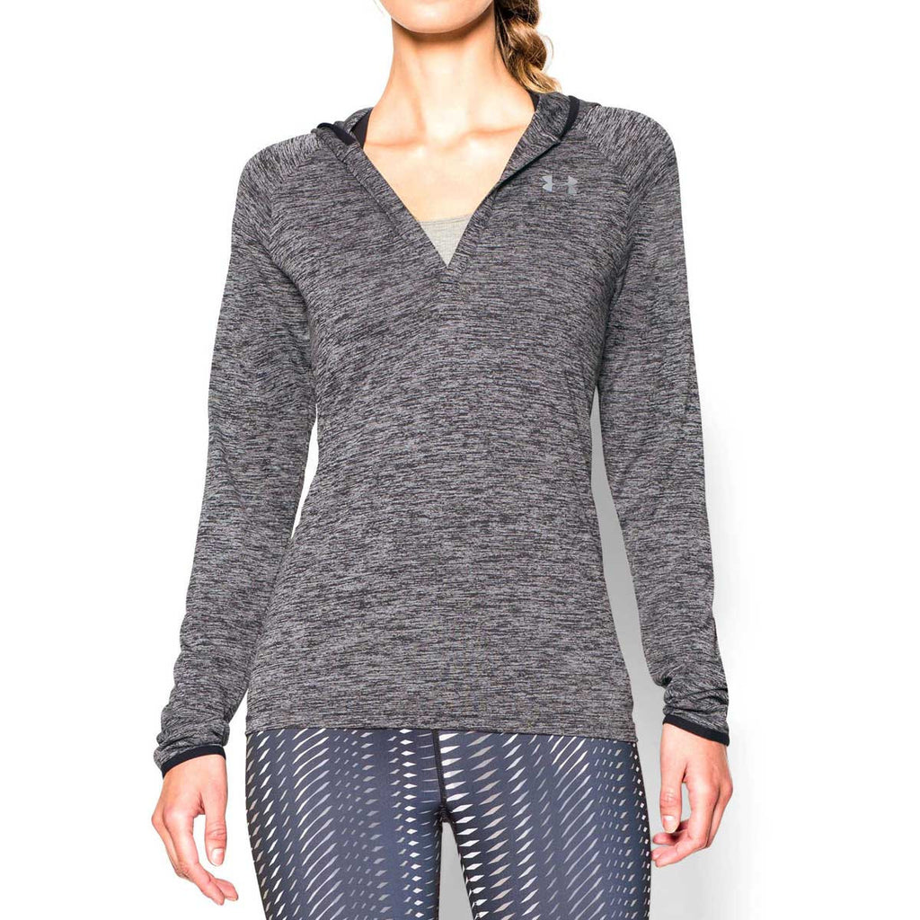 Under Armour Women's Black UA Tech Twist Long Sleeve Hoodie