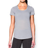 Under Armour Women's True Grey Heather UA Streaker Short Sleeve T-Shirt