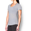 Under Armour Women's True Grey Heather UA Streaker Short Sleeve T-Shirt