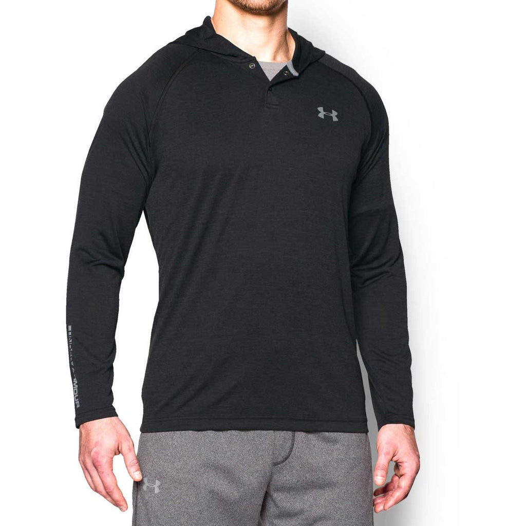 Under Armour Men's Black UA Tech Popover Hoodie