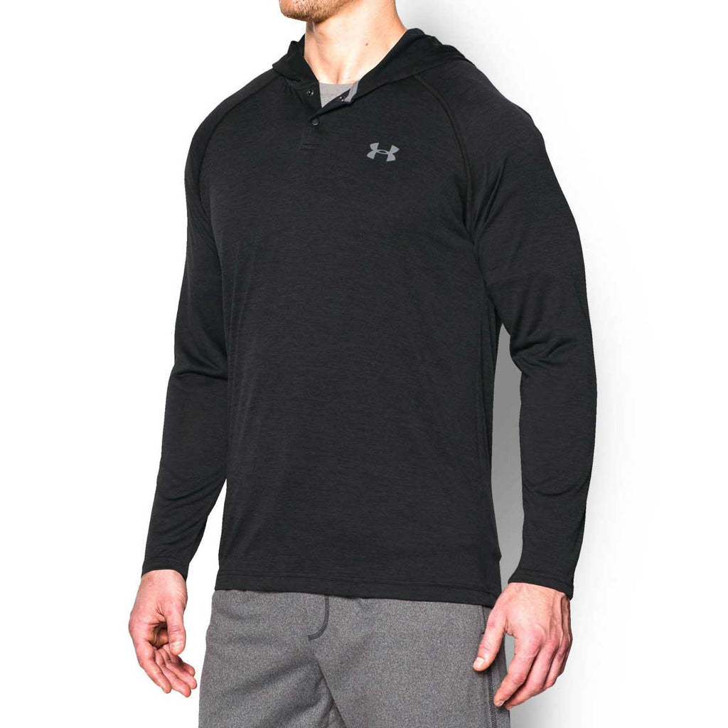 Under Armour Men's Black UA Tech Popover Hoodie