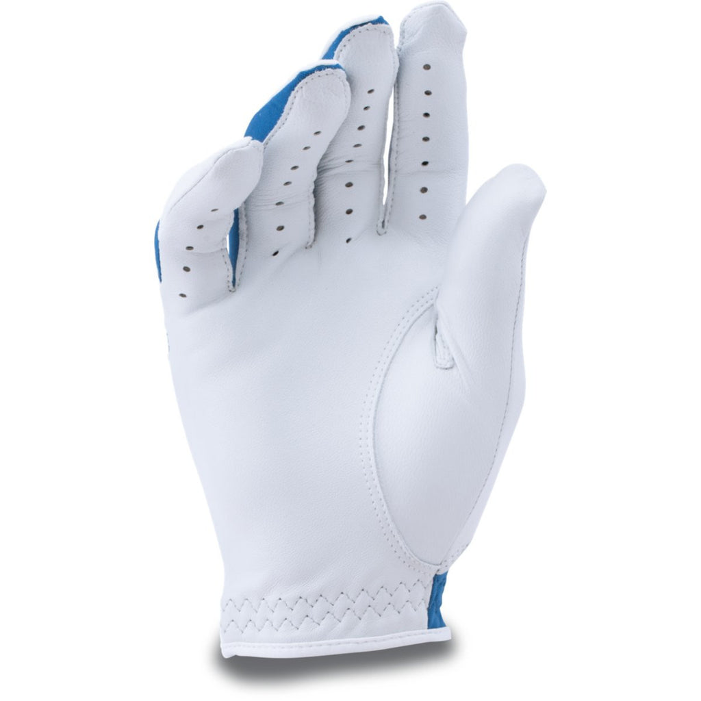 Under Armour White/Royal CoolSwitch Golf Glove