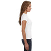 Anvil Women's White Scoop T-Shirt
