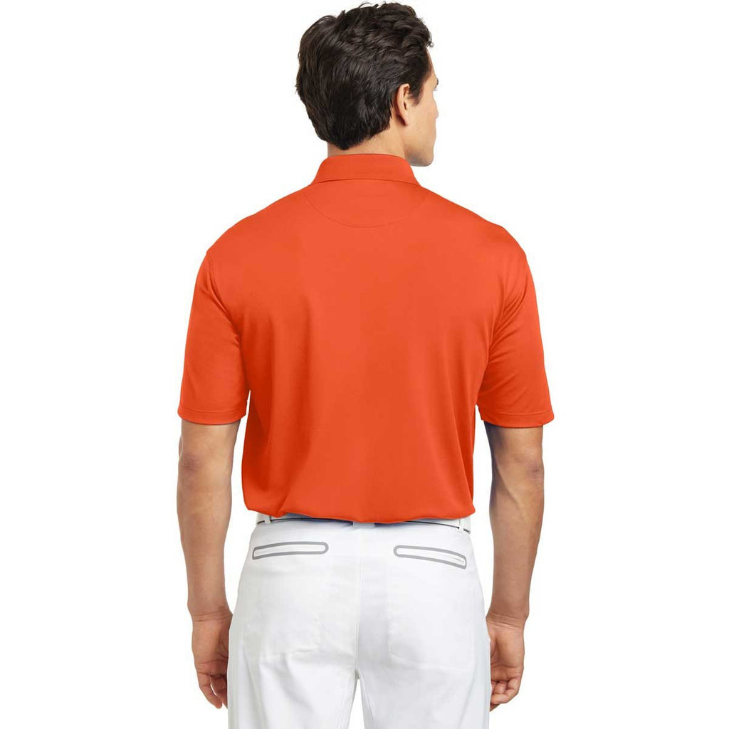 Nike Men's Orange Blaze Basic Dri-FIT Short Sleeve Polo