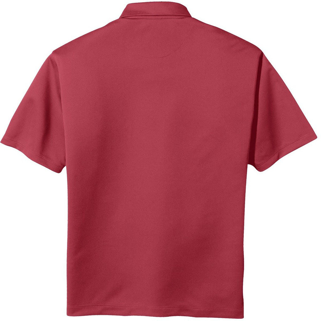 Nike Men's Pro Red Tech Basic Dri-FIT Short Sleeve Polo