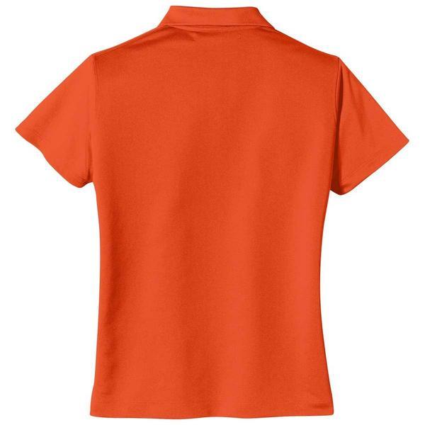 Nike Women's Orange Blaze Tech Basic Dri-FIT Short Sleeve Polo