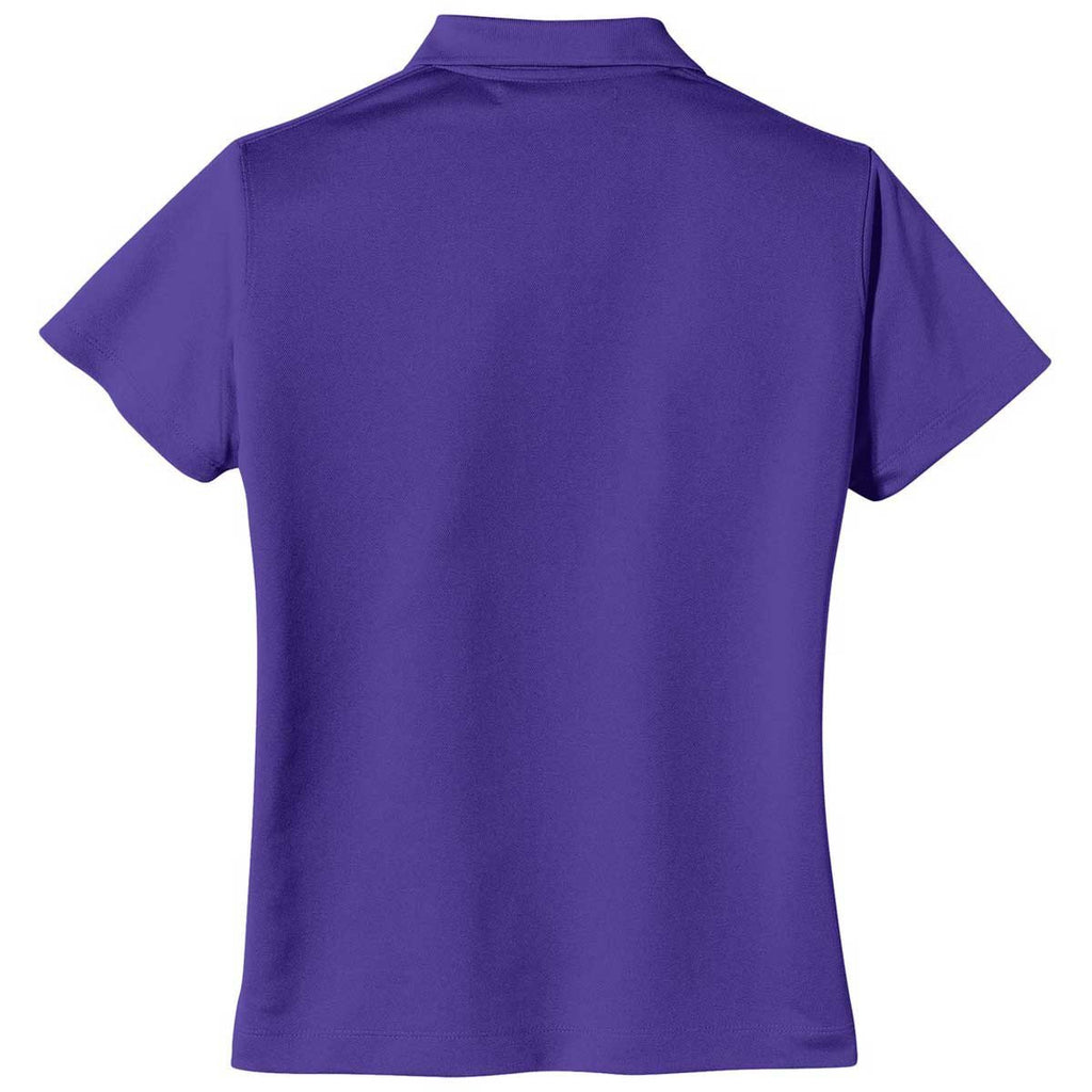 Nike Women's Varsity Purple Tech Basic Dri-FIT Short Sleeve Polo