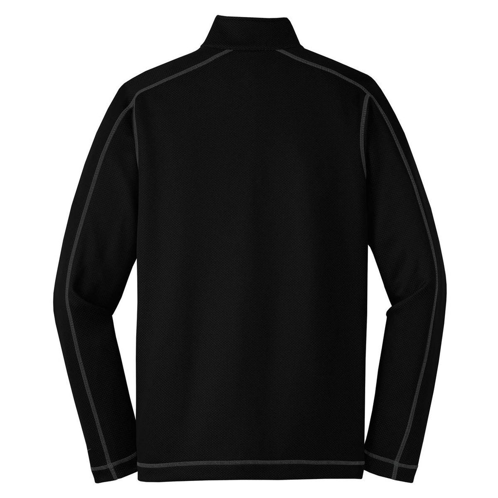 Nike Men's Black/Anthracite Sphere Dry Long Sleeve Quarter Zip