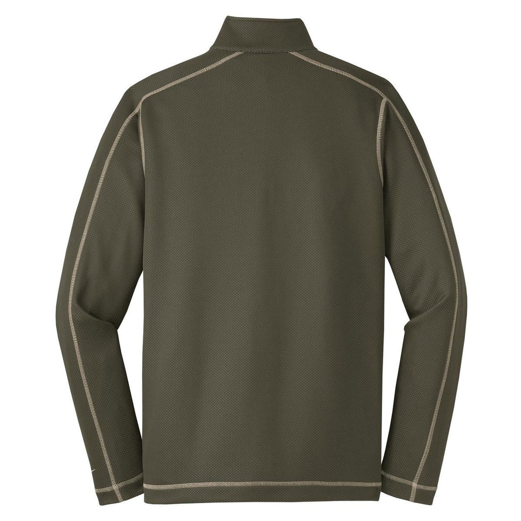 Nike Men's Olive Khaki/Birch Sphere Dry Long Sleeve Quarter Zip