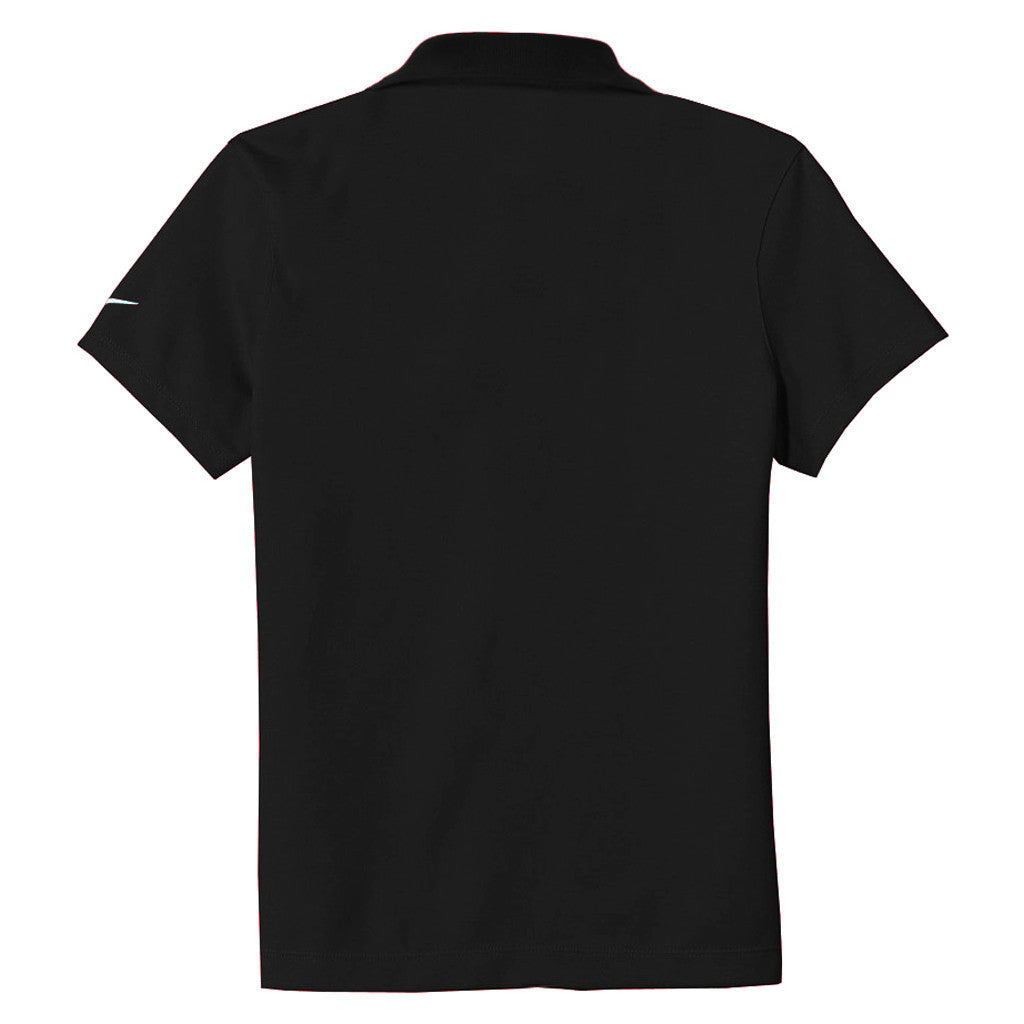 Nike Women's Black Dri-FIT S/S Pique II Polo