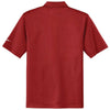 Nike Men's Sport Red Dri-FIT Short Sleeve Textured Polo