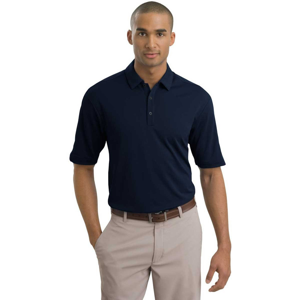 Nike Men's Navy Tech Sport Dri-FIT Short Sleeve Polo