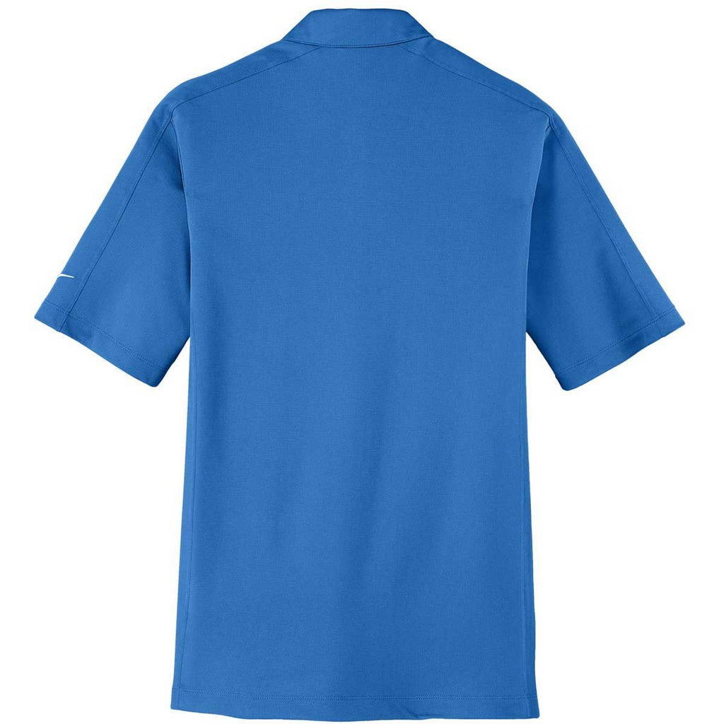 Nike Men's Pacific Blue Tech Sport Dri-FIT Short Sleeve Polo