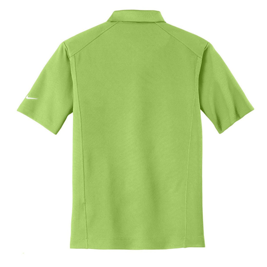 Nike Men's Vivid Green Dri-FIT Short Sleeve Classic Polo