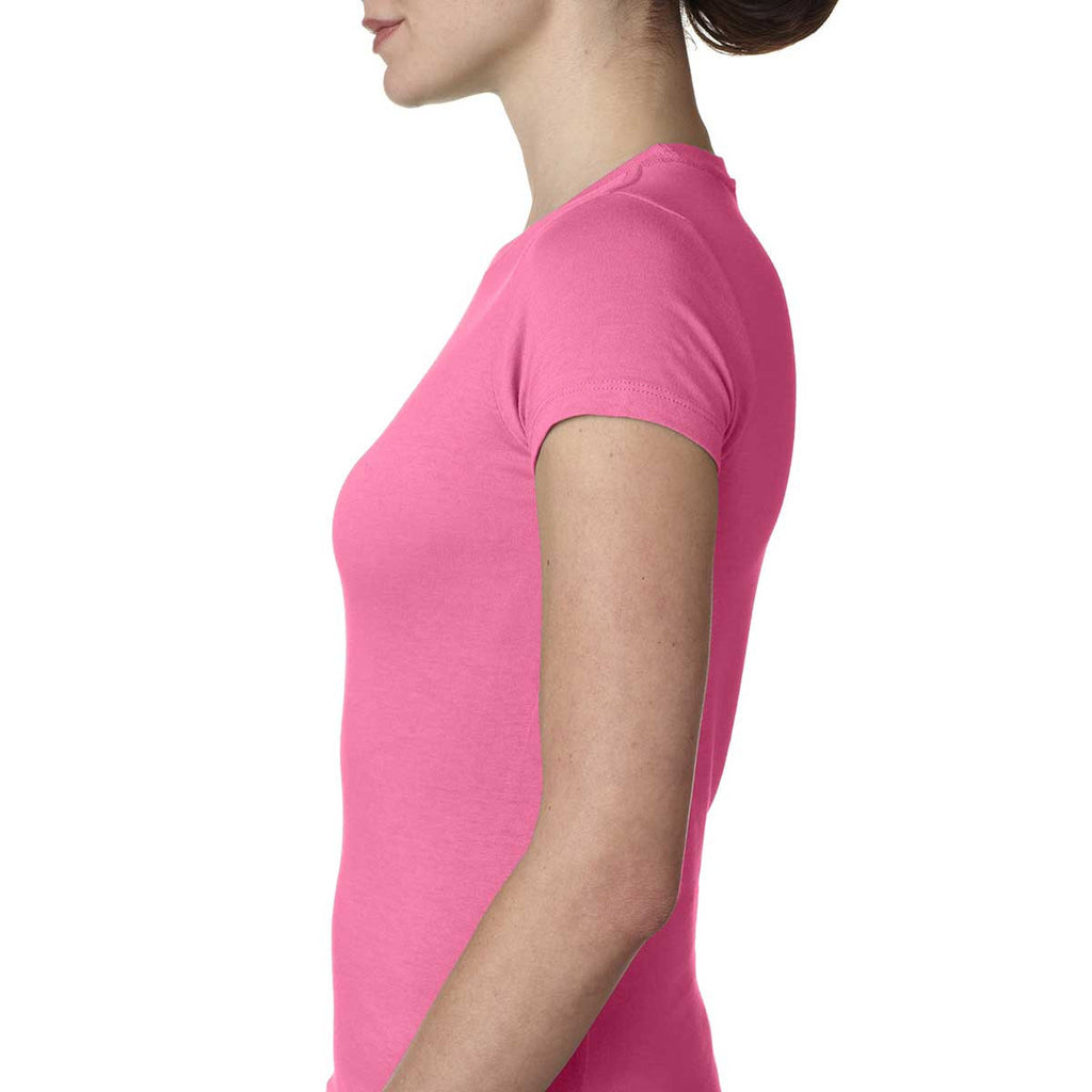 Next Level Women's Hot Pink Perfect Tee