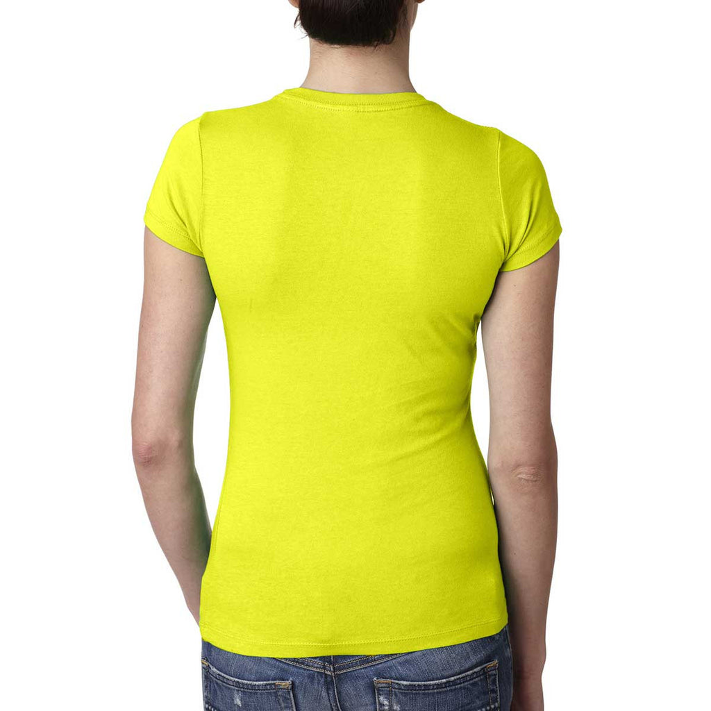 Next Level Women's Neon Yellow Perfect Tee