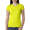 Next Level Women's Neon Yellow Perfect Tee