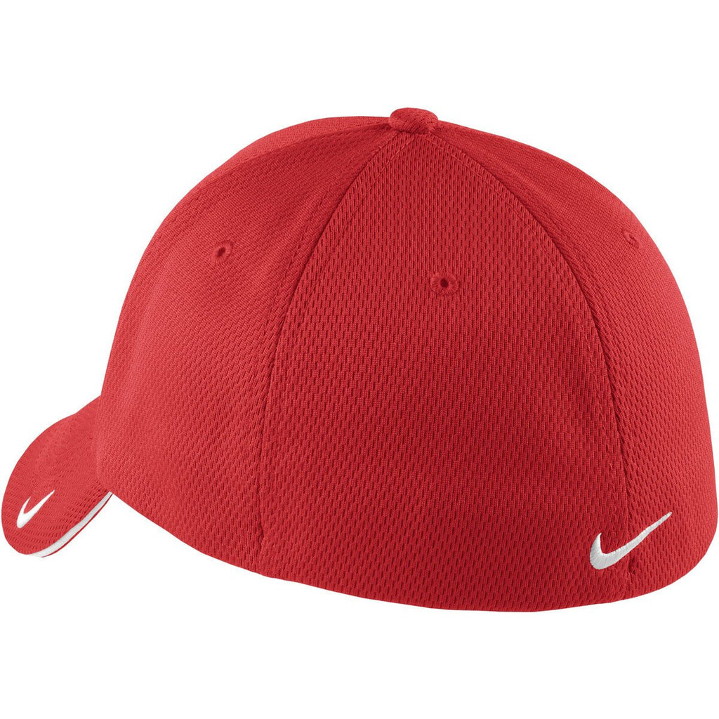 Nike Sport Red Dri-FIT Mesh Flex Cap
