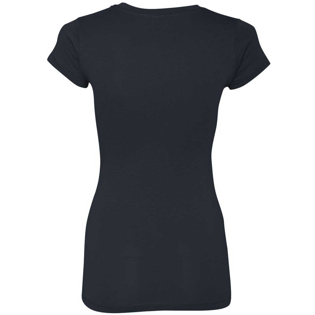 Next Level Women's Midnight Navy Sporty V-Neck Tee