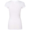 Next Level Women's White Sporty V-Neck Tee