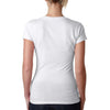 Next Level Women's White Sporty V-Neck Tee