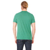 Bella + Canvas Unisex Grass Green Triblend Short-Sleeve T-Shirt