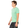 Bella + Canvas Unisex Green Triblend Short-Sleeve T-Shirt