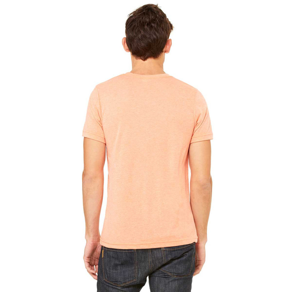 Bella + Canvas Unisex Orange Triblend Short-Sleeve T-Shirt