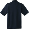 Nike Men's Midnight Navy Dri-FIT Short Sleeve Cross-Over Texture Polo