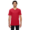 352-anvil-red-v-neck-tee