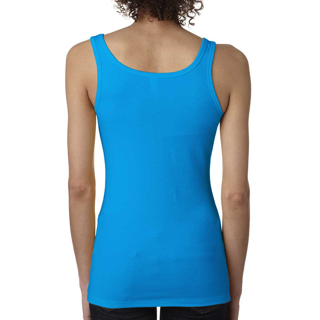 Next Level Women's Turquoise Jersey Tank Top