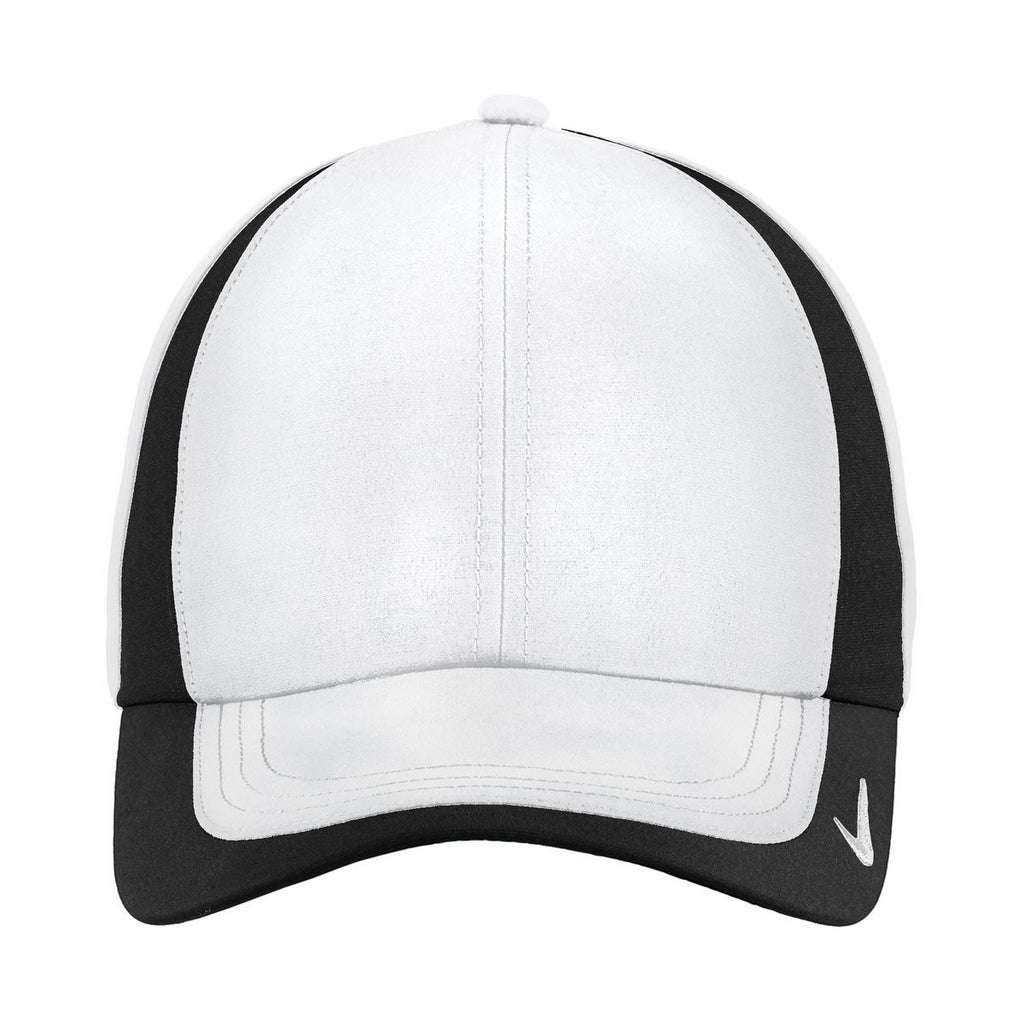 Nike White/Black Dri-FIT Colorblock Cap