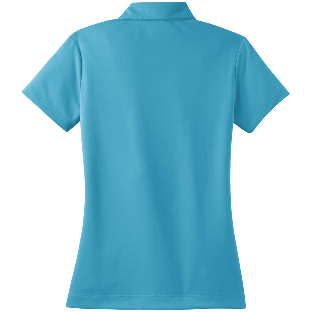 Nike Women's Bright Blue Dri-FIT S/S Micro Pique Polo