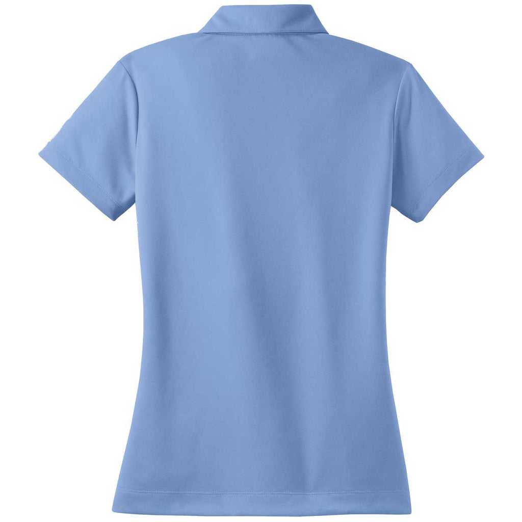 Nike Women's Light Blue Dri-FIT S/S Micro Pique Polo