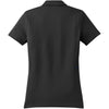 Nike Women's Black Sphere Dry Short Sleeve Diamond Polo