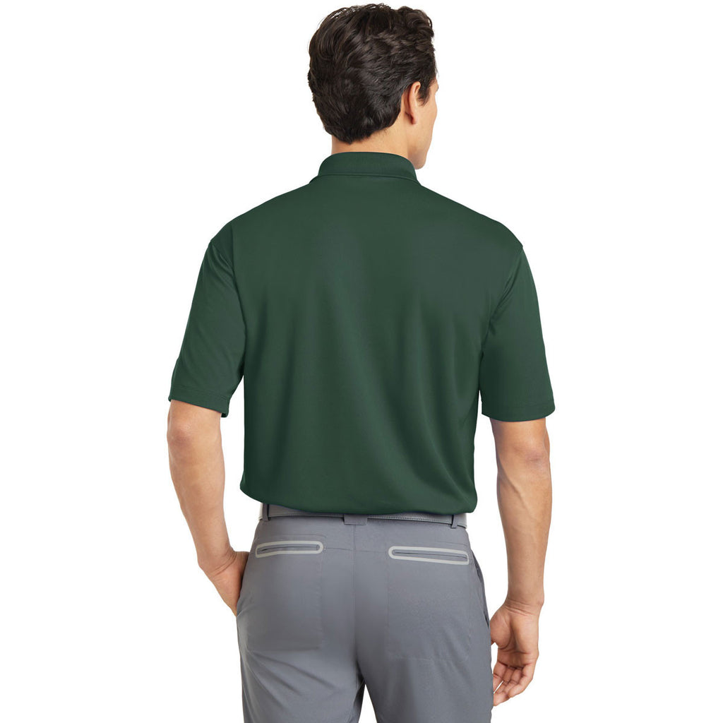 Nike Men's Dark Green Dri-FIT S/S Micro Pique Polo