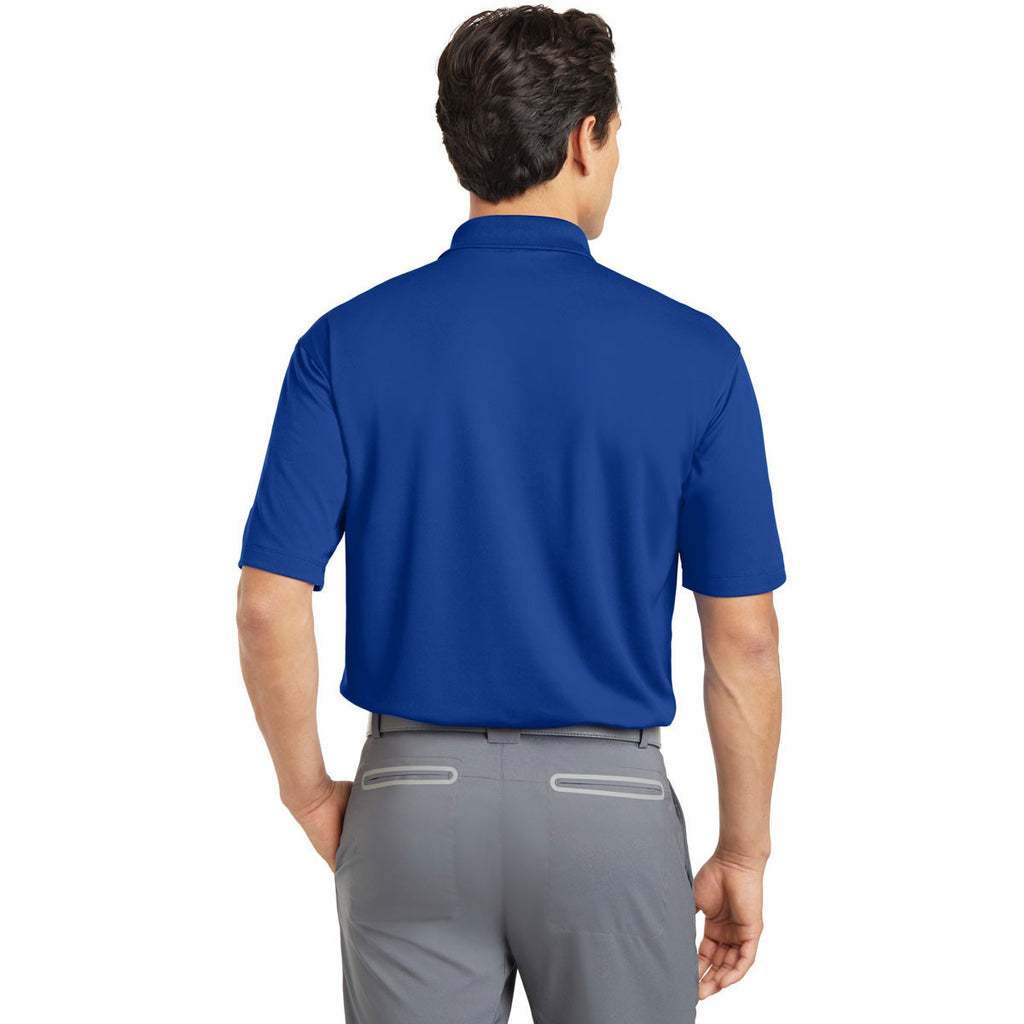 Nike Men's Sapphire Blue Dri-FIT S/S Micro Pique Polo