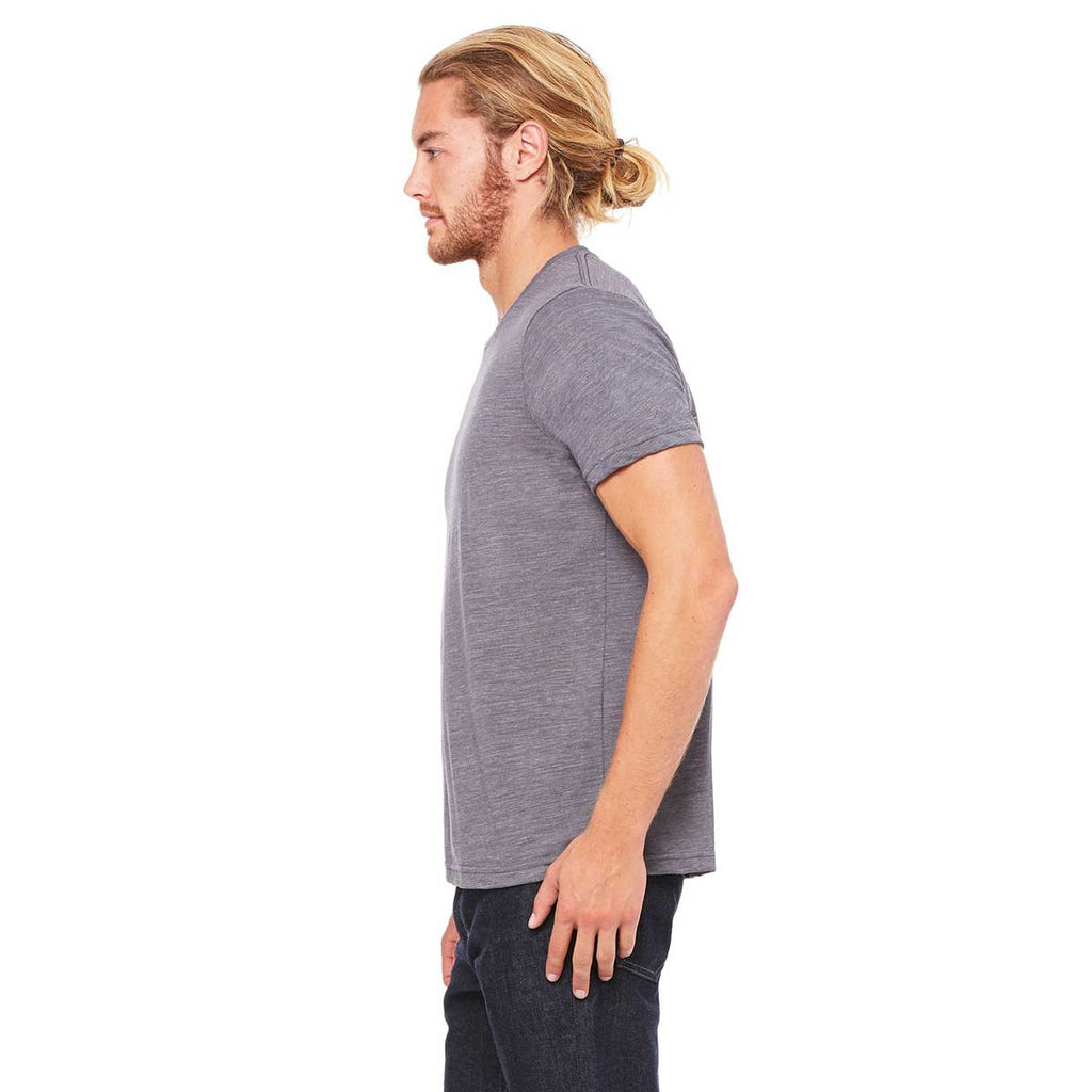 Bella + Canvas Unisex Asphalt Slub Poly-Cotton Short-Sleeve T-Shirt