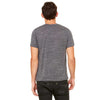 Bella + Canvas Unisex Charcoal Marble Poly-Cotton Short-Sleeve T-Shirt