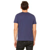 Bella + Canvas Unisex Navy Poly-Cotton Short-Sleeve T-Shirt