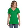 392a-anvil-women-green-t-shirt