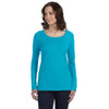 399-anvil-women-turquoise-t-shirt