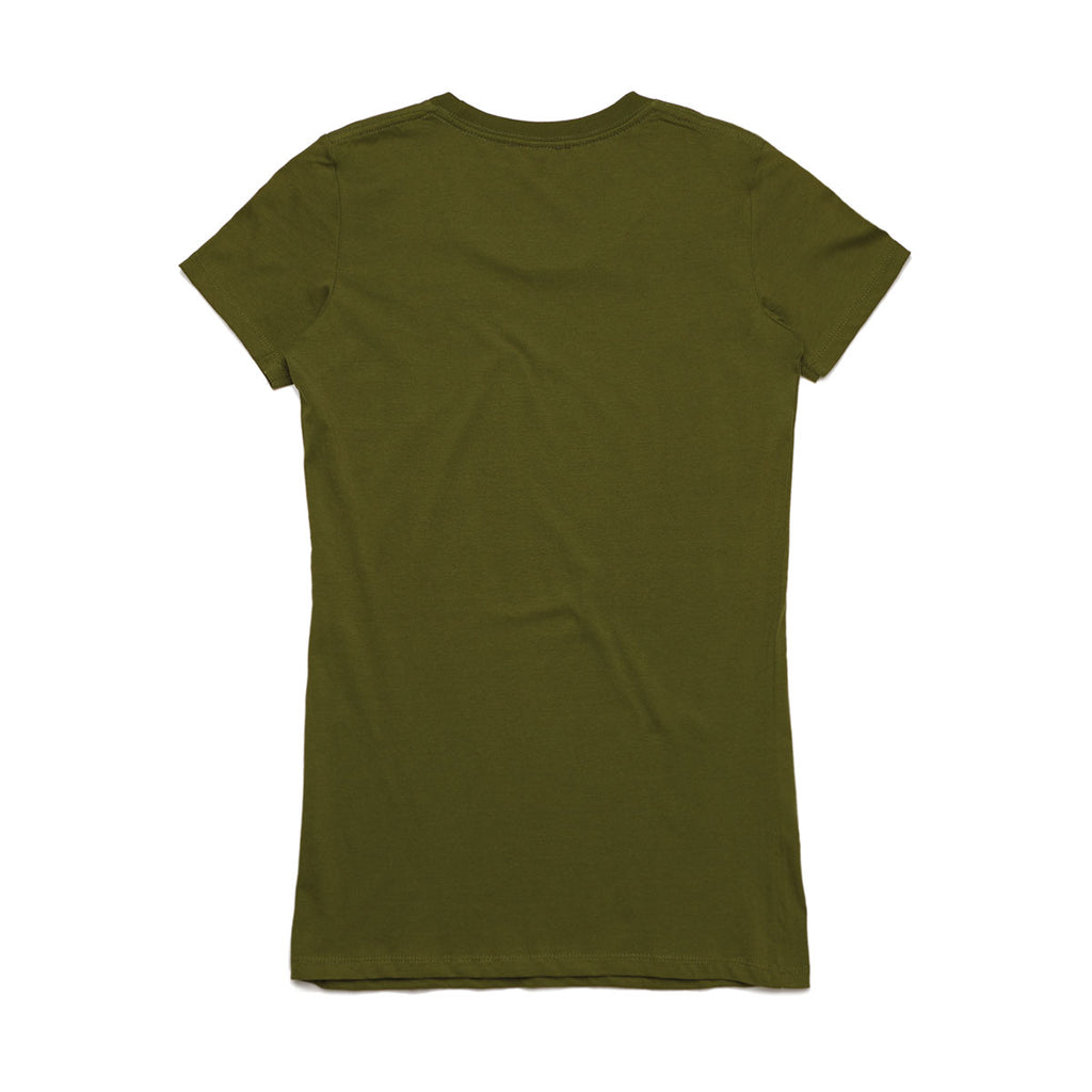 AS Colour Women's Fern Green Wafer Tee
