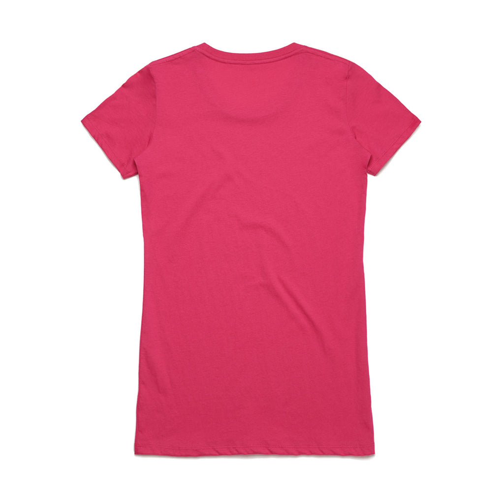 AS Colour Women's Fuchsia Wafer Tee