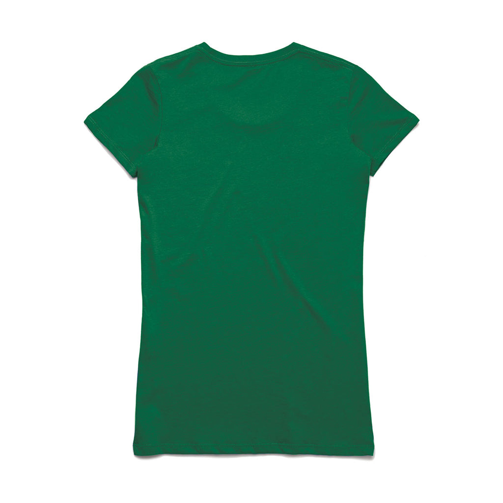 AS Colour Women's Kelly Green Wafer Tee