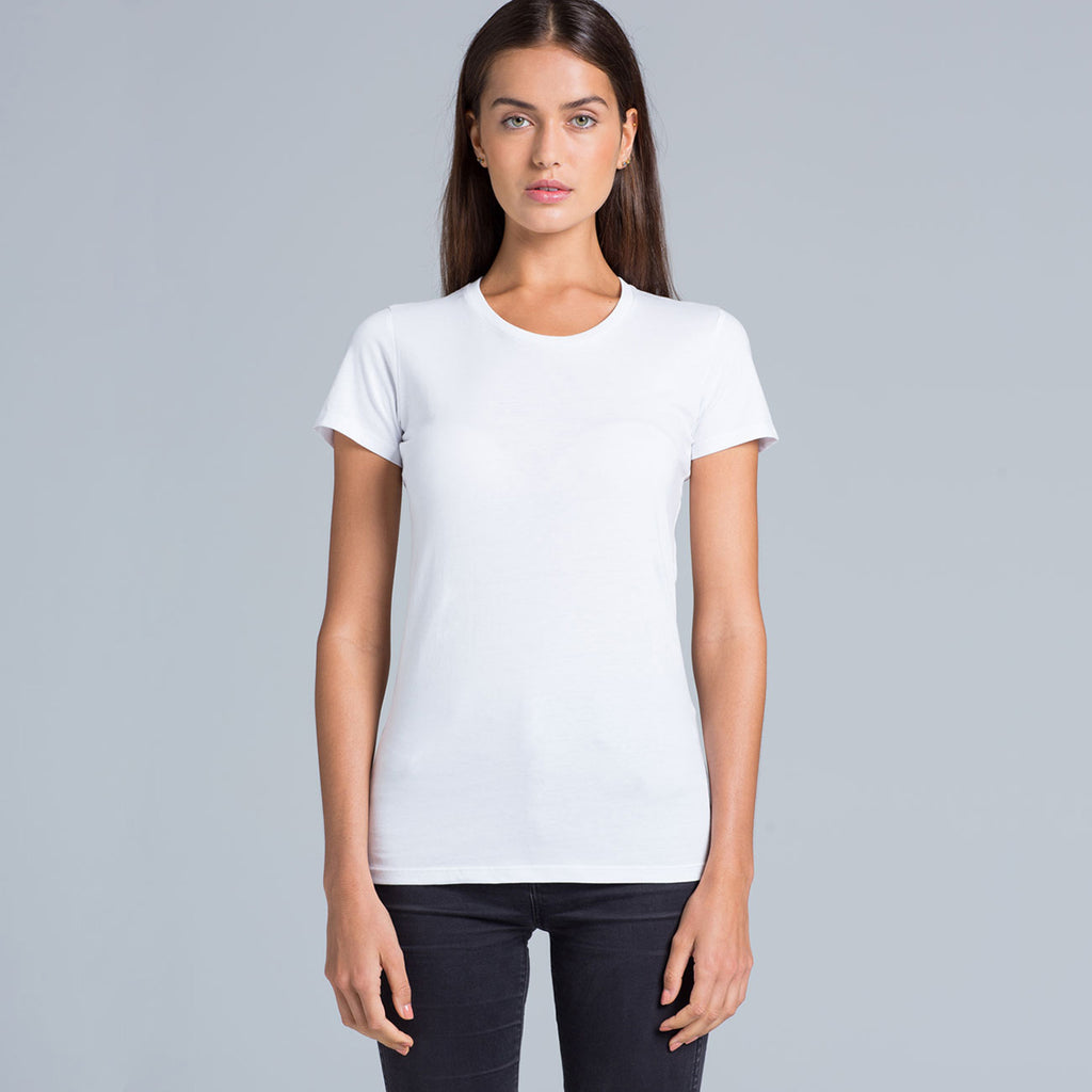 AS Colour Women's White Wafer Tee