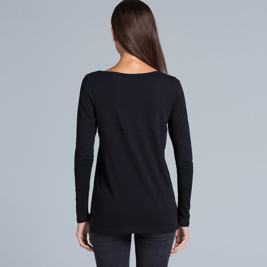 AS Colour Women's Black Stella Long Sleeve Tee